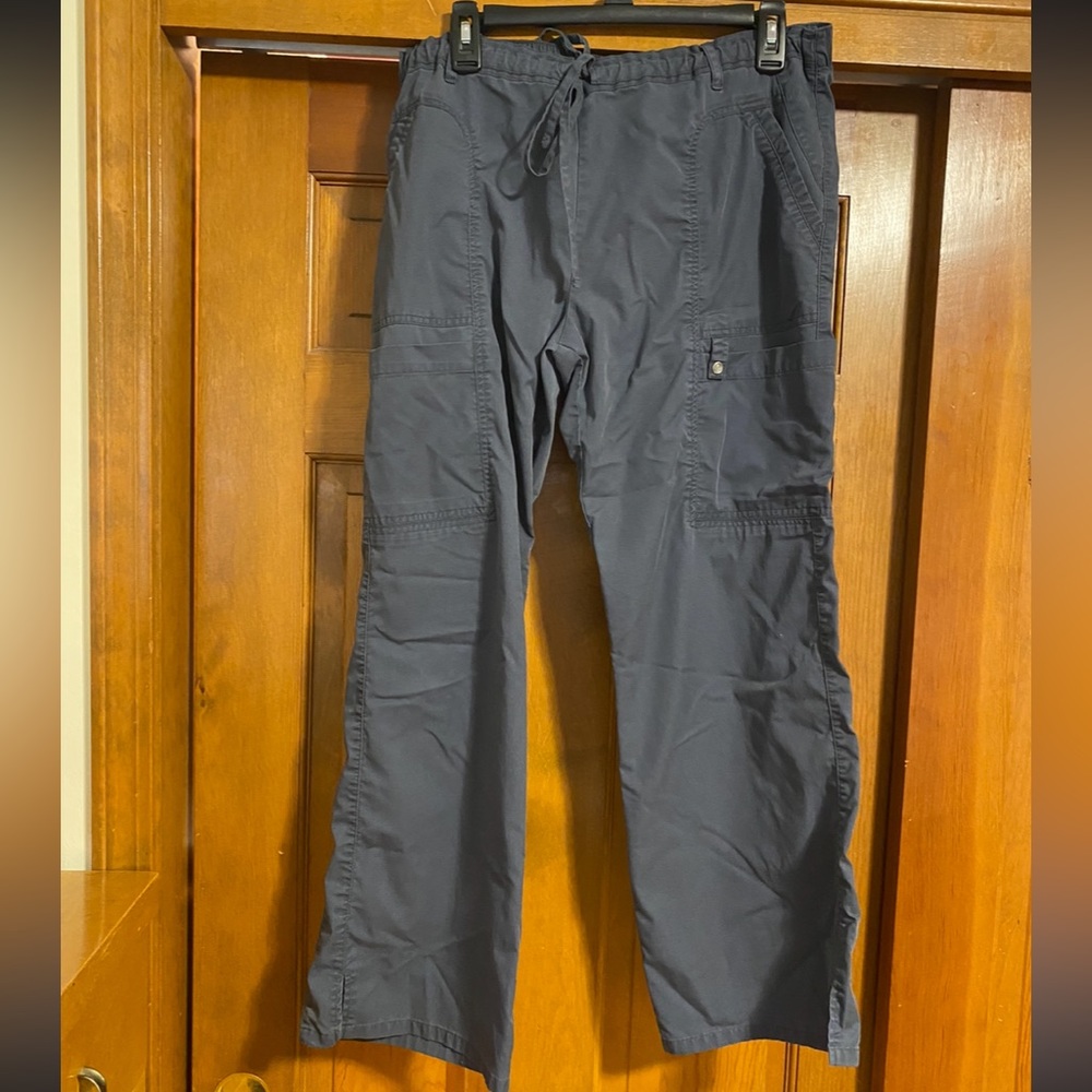 Gray Cherokee Cargo Scrub Pants & Top